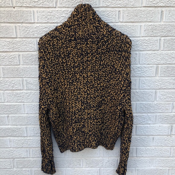 Rag & Bone Sandra Crop Melange Turtleneck Sweater - Picture 15 of 16